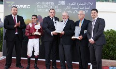 Le cheval Famous Mark remporte le GP SAR le Prince Moulay Rachid