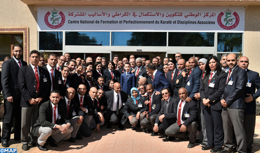 SAR le Prince Héritier Moulay El Hassan inaugure, à Rabat, le Centre national de formation et de perfectionnement de Karaté et disciplines associées