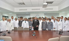 SM le Roi inaugure le Centre de virologie, des maladies infectieuses et tropicales de l’Hôpital militaire d’Instruction Mohammed V de Rabat