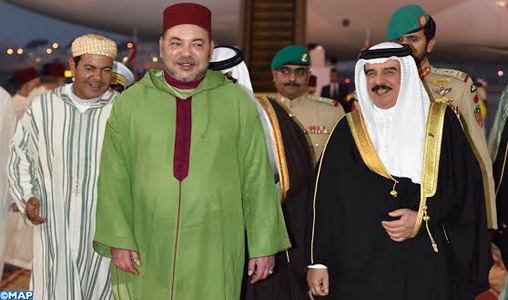 Arrivée à Manama de SM le Roi Mohammed VI