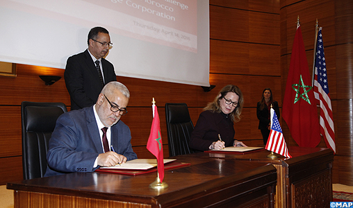 Signature à Rabat du 2ème accord de coopération (compact II) entre le Maroc et la MCC