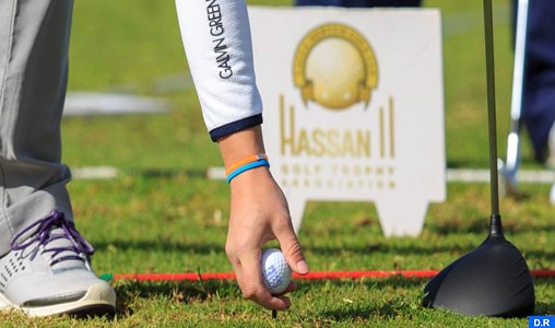 Golf/43è Trophée Hassan II (1-er tour): Un trio en tête, le Marocain El Hassani 4è