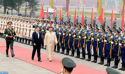 Le Président chinois réserve une cérémonie d’accueil officielle à SM le Roi Mohammed VI à Pékin