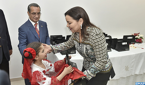 SAR La Princesse Lalla Asmae préside la cérémonie de fin d’année scolaire de la Fondation Lalla Asmae pour enfants et jeunes sourds