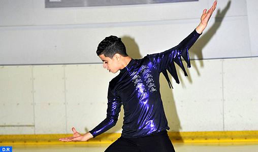Le Marocain Ilyass El Marhoume présent au GP Junior ISU de patinage artistique de St Gervais (France)