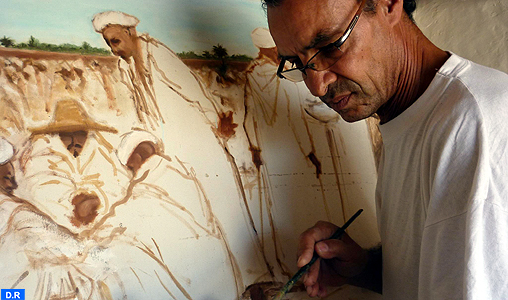 L’artiste marocain Belaïd Belhaoui expose ses récentes œuvres à Essaouira
