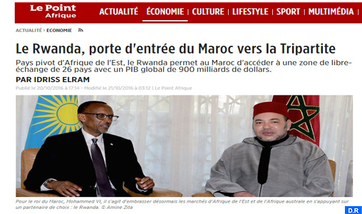 Le Rwanda permet au Maroc d’accéder à une zone de libre-échange avec un PIB de 900 milliards de dollars (site français)