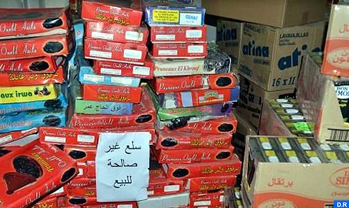 Saisie et destruction de 23 tonnes de denrées alimentaires impropres à la consommation durant les cinq premiers jours de Ramadan