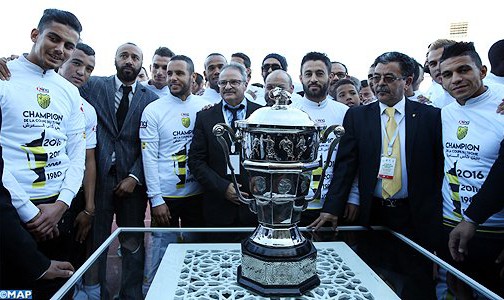 Fès : Accueil triomphal du MAS, vainqueur de la prestigieuse coupe du Trône au titre de la saison 2015-2016