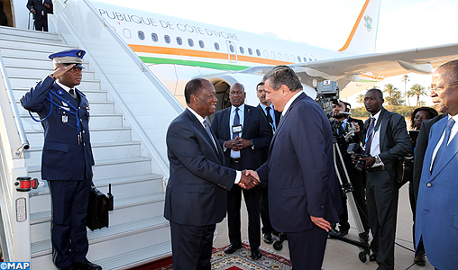 Visite au Maroc du président ivoirien pour prendre part aux travaux de la COP22