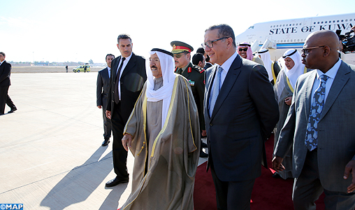 Arrivée à Marrakech de l’Emir du Koweït pour participer à la COP22