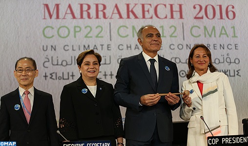 Le Maroc prend officiellement la présidence de la COP22