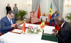 SM le Roi et le Chef de l’Etat sénégalais président la cérémonie de lancement d’un partenariat pour l’accompagnement de la petite agriculture et du milieu rural au Sénégal