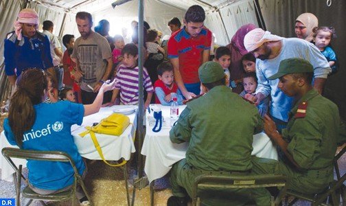 Hôpital marocain de Zaatari : Plus de 217.000 prestations au profit des réfugiés syriens en 2016