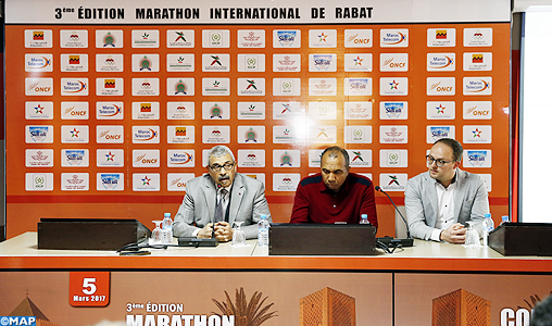 Marathon international de Rabat 2017: des athlètes de haut niveau attendus à la 3e édition