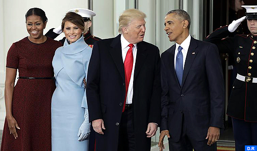 Barack Obama reçoit le Président élu Donald Trump à la Maison Blanche