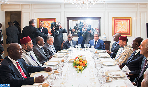 Le Président ivoirien offre un déjeuner officiel en l’honneur de SM le Roi