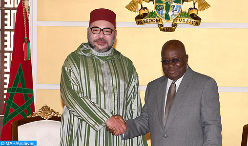 SM le Roi et le Président ghanéen se prononcent pour un véritable partenariat économique bilatéral (Communiqué Conjoint)