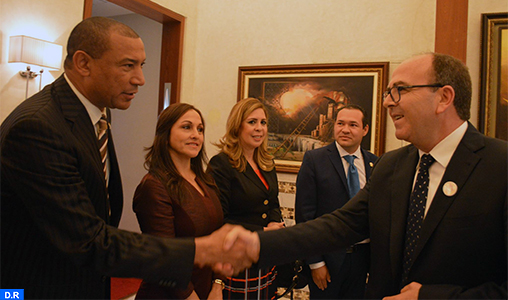 M. Benchamach s’entretient à Rabat avec des parlementaires de l’Amérique centrale, des Caraïbes, du Guatemala et de la Dominique