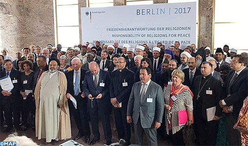 Ouverture à Berlin d’une conférence sur les religions et la paix avec la participation du Maroc