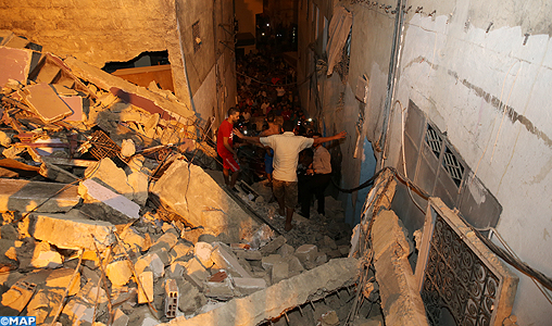 Deux immeubles vétustes s’effondrent à Fès sans faire de victimes