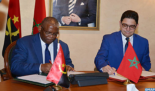 Maroc-Angola : Signature de deux accords relatifs à la suppression de visas pour les passeports diplomatiques et aux consultations politiques