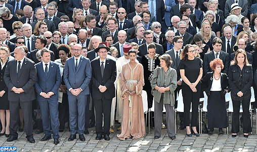 SAR la Princesse Lalla Meryem prend part à Paris à la cérémonie d’hommage national à Simone Veil