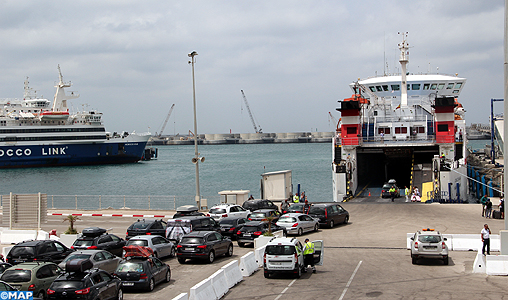Port de Tanger Med: une forte cadence de transit doublée d’une fluidité du flux des passagers