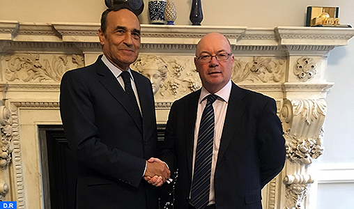 M. El Malki rencontre à Londres le ministre britannique chargé de l’Afrique du Nord & Moyen-Orient