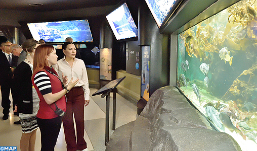 SAR la Princesse Lalla Hasnaa visite le “Vancouver Aquarium Marine Science Centre”