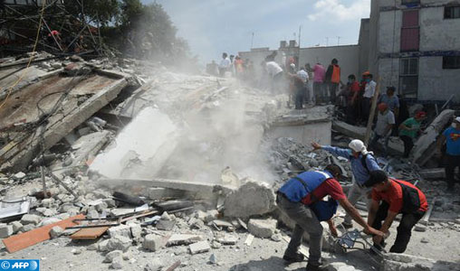 Séisme au Mexique: le bilan s’alourdit à 216 morts (protection civile)