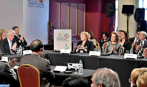 SAR la Princesse Lalla Salma prend part à la Conférence mondiale de l’OMS sur les maladies non-transmissibles