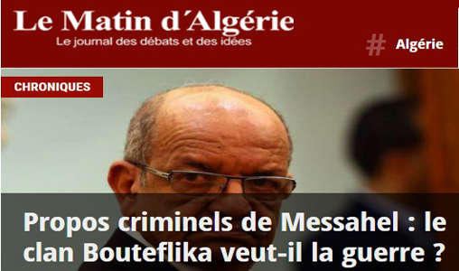 En accusant le Maroc, Messahel a agi en parfait écuyer du clan de palefreniers qui fait office de pouvoir en Algérie (Le Matin d’Algérie)