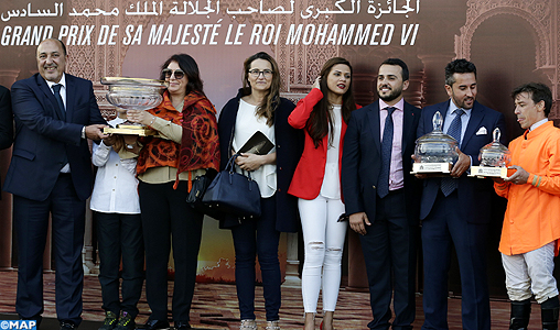 Le cheval La Valkyrie remporte le Grand Prix de Sa Majesté le Roi Mohammed VI du Pur-sang Anglais