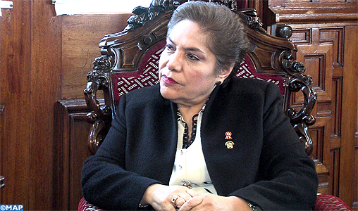 Le Pérou et le Maroc entretiennent d’excellentes relations de coopération à plusieurs niveaux (Parlementaire péruvienne)