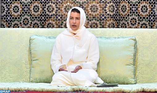 SAR la Princesse Lalla Meryem préside une veillée religieuse en commémoration du 19è anniversaire de la disparition de feu SM Hassan II