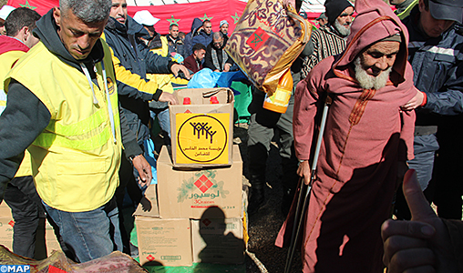 Vague de froid: La Fondation Mohammed V pour la solidarité octroie des aides à 1.200 familles à Chefchaouen