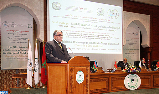 SM le Roi adresse un message à la 5-ème Conférence islamique des ministres chargés de l’Enfance