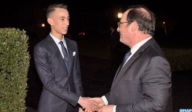 SM le Roi offre un diner en l’honneur de l’ancien président français François Hollande présidé par SAR le Prince Héritier Moulay El Hassan