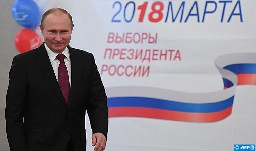 Poutine remporte la présidentielle avec 76,67% des voix (résultats quasi définitifs)