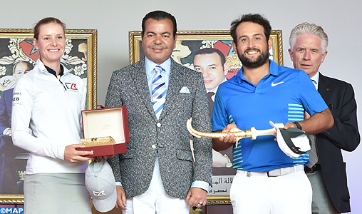 SAR le Prince Moulay Rachid préside la cérémonie de remise des prix de la 45ème édition du Trophée Hassan II de golf et de la 24ème Coupe de SAR la Princesse Lalla Meryem de golf