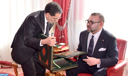 SM le Roi reçoit, au Palais royal à Rabat, le Chef du gouvernement, le ministre de l’Intérieur et le ministre de l’Economie et des Finances