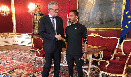 Le coureur marocain Salaheddine Bounasser met fin à la domination des Kényans sur le marathon de Vienne