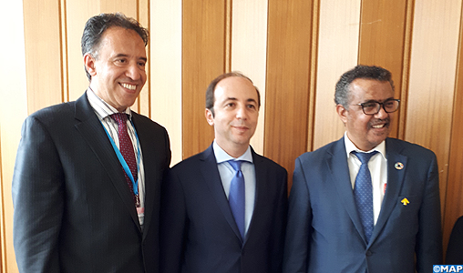 Anass Doukkali s’entretient à Genève avec le patron de l’OMS