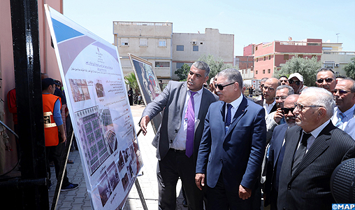 INDH: Inauguration et lancement à Sidi Slimane de projets à caractère socio-économique pour un montant global de plus de 15,5 MDH