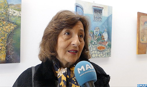 Semaine de l’Afrique : l’artiste marocaine Esther Benmaman expose ses toiles à Buenos Aires