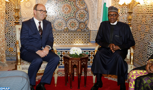 Le Président nigérian reçoit le président de la Chambre des conseillers