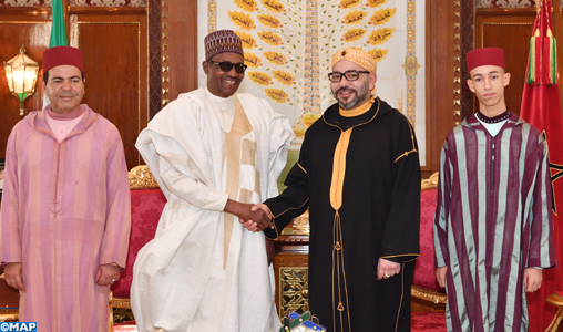 Entretiens en tête-à-tête entre SM le Roi et le Président de la République Fédérale du Nigeria