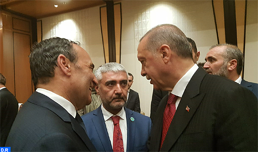 Le président turc exprime sa fierté des relations de coopération unissant son pays et le Maroc