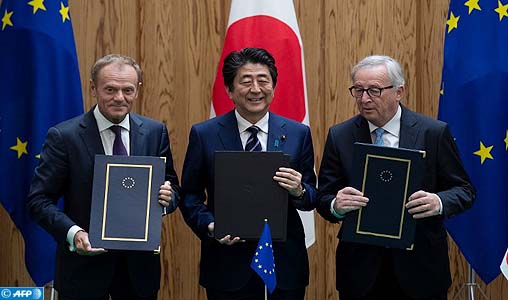 L’UE et le Japon signent un accord de libre-échange